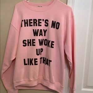 Pink crewneck
